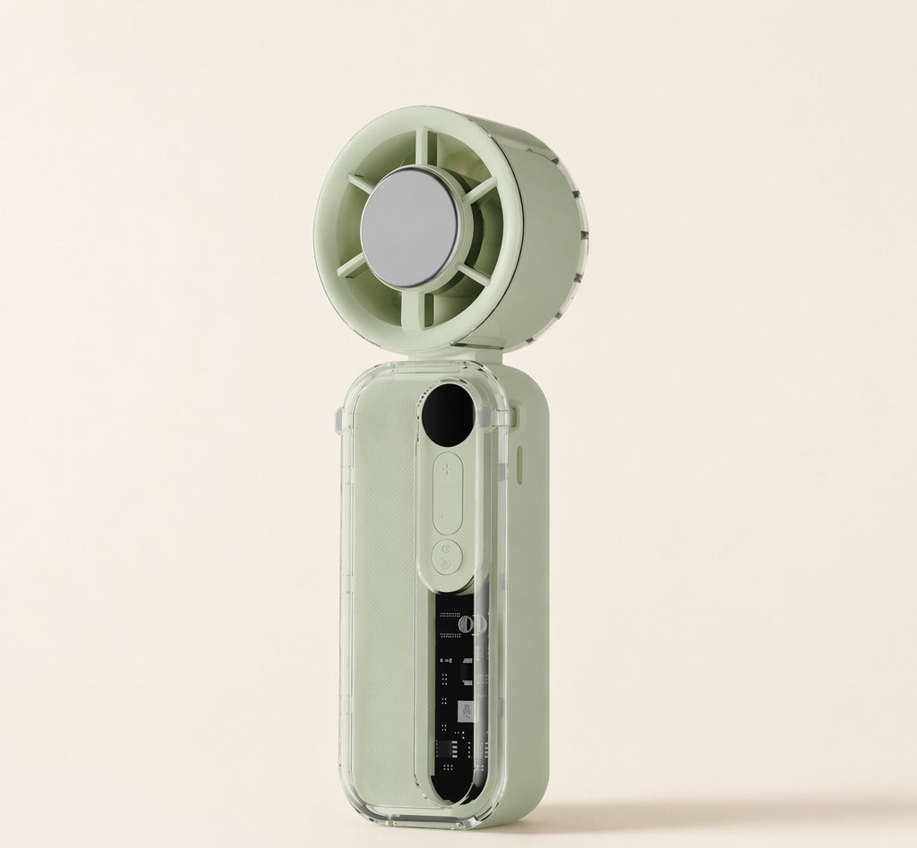 Handventilator met ijskoele koelplaat — SeniorSlim