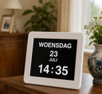 Kalenderklok met medicijnalarm (7 inch) — SeniorSlim