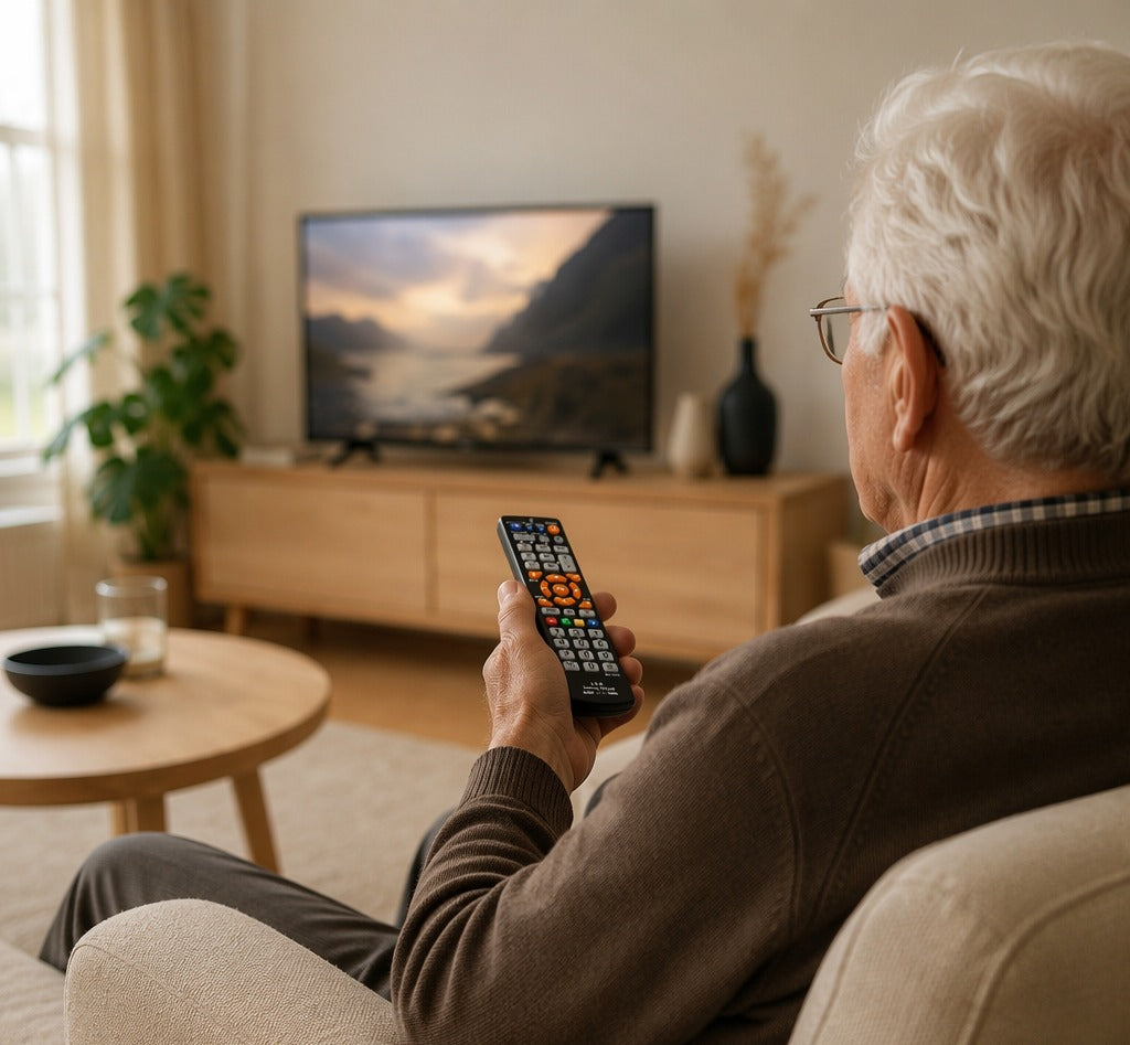 Afstandsbediening met grote knoppen — SeniorSlim