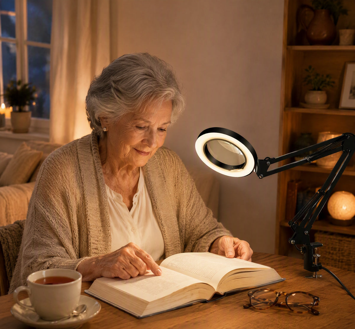 Ad-creative rotatie — LED-loeplamp handsfree (huisstijl)